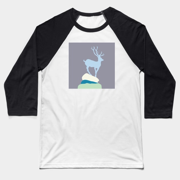 Grand Budapest Hotel - Stag Baseball T-Shirt by Gothenburg Print